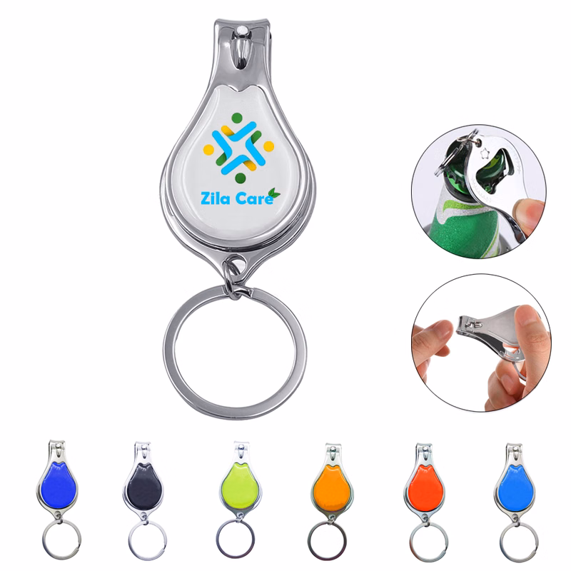 Round Nail Clipper with Bottle Opener