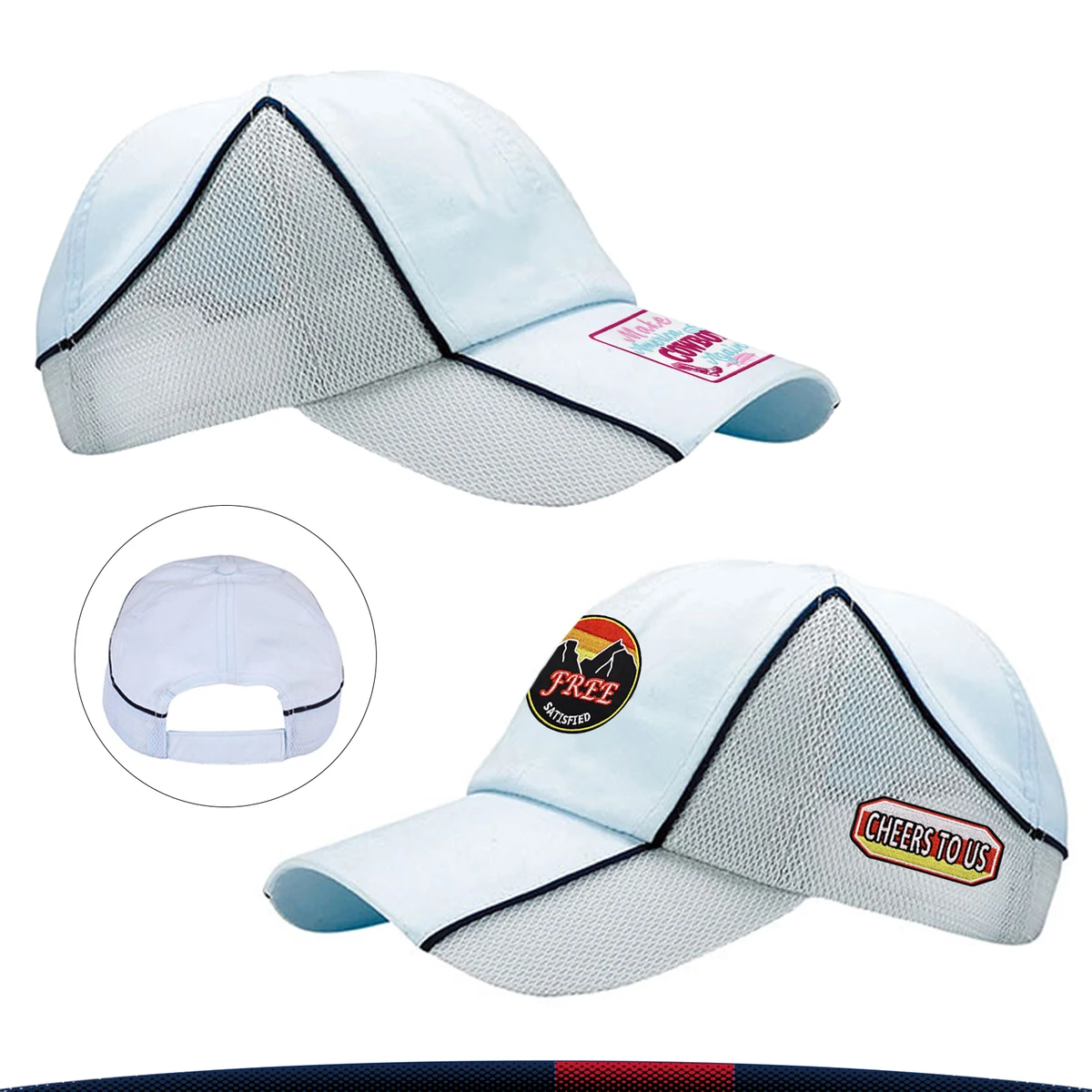 Calburily Microfiber Mesh Back Cap 1