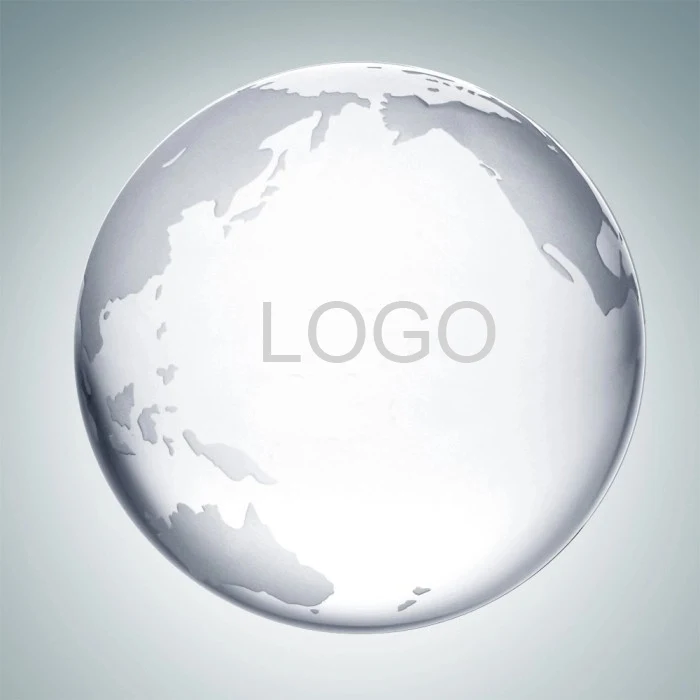 Crystal Globe Paperweight 1
