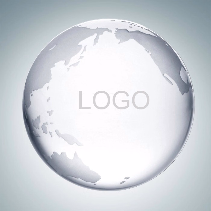 Crystal Globe Paperweight