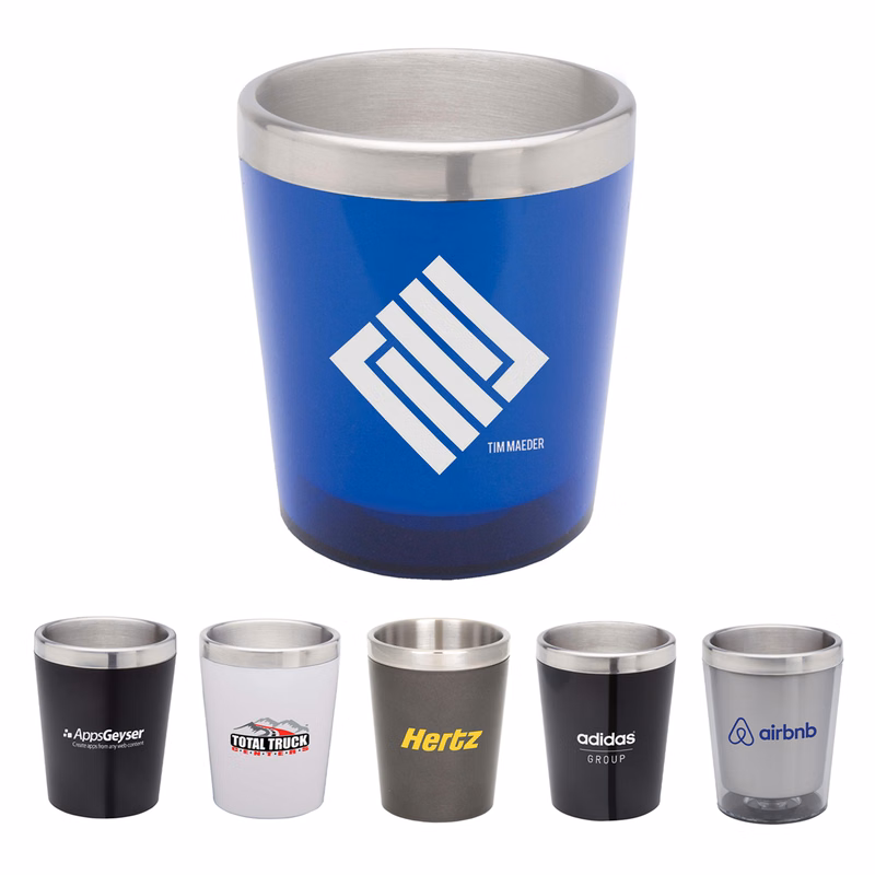 7 Oz. Stainless Steel & Acrylic Cocktail Cup