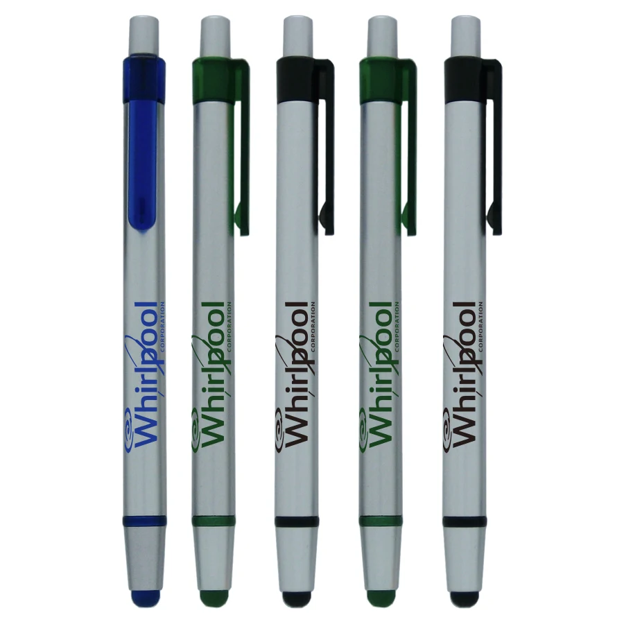 Silver "Perfect" Promotional Value Stylus Click Pen 1