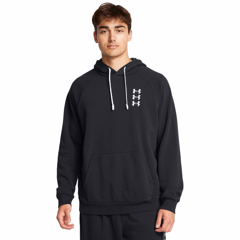 UA Rival Fleece Textured Sliced 'N Diced Men's Hoodie