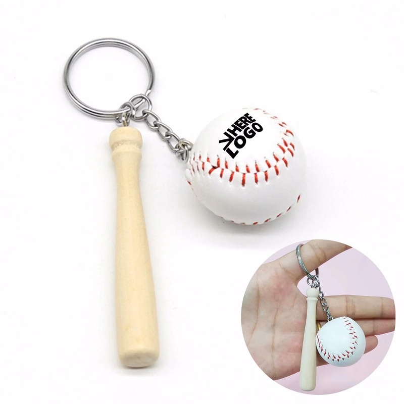 MOQ 20 Baseball Set Keychain Bag Sports Gift