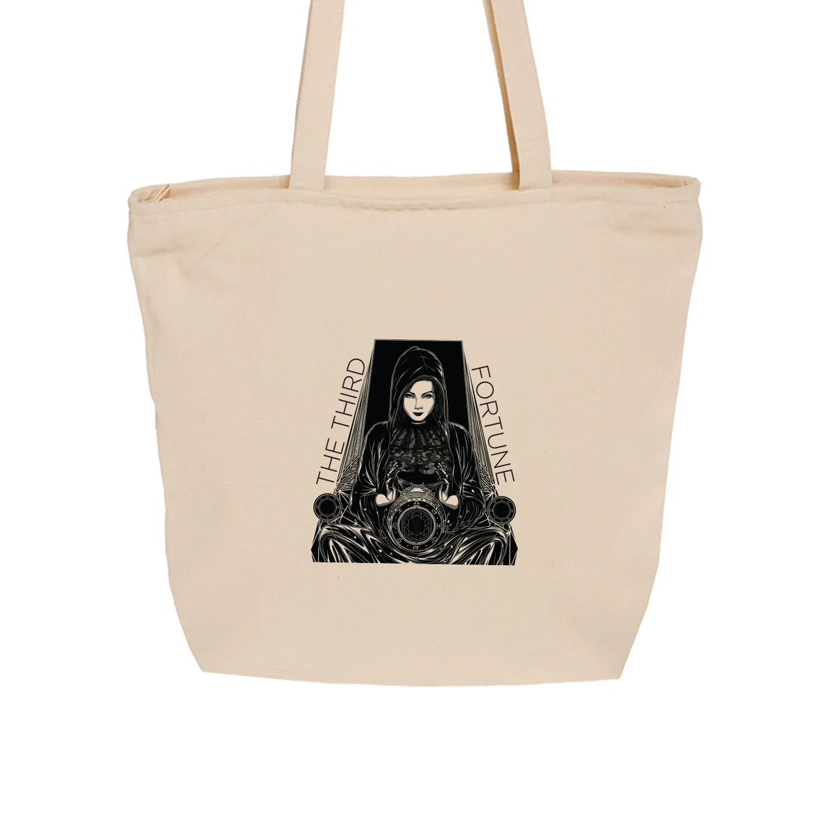 Eden Cotton Canvas Tote Bag (1 Color Imprint), custom tote bag with logo imprint 1