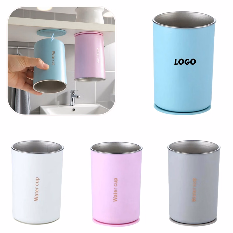 Stainless Steel Magnetic Toothbrush Cup