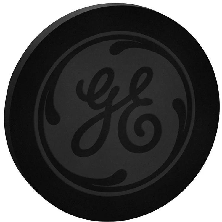 Black Circle Paper Weight (4" dia. x 3/8") Laser Engraved 1