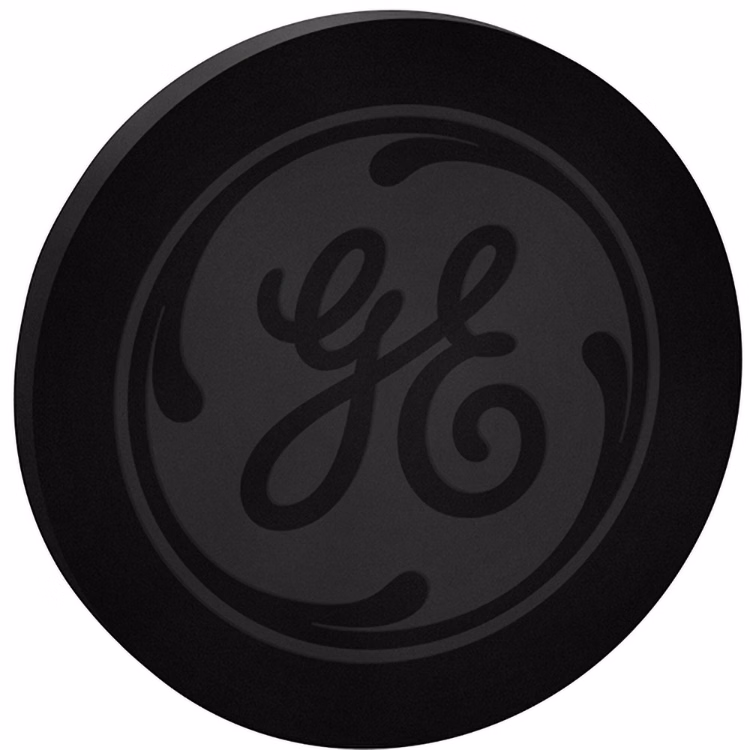 Black Circle Paper Weight (4" dia. x 3/8") Laser Engraved