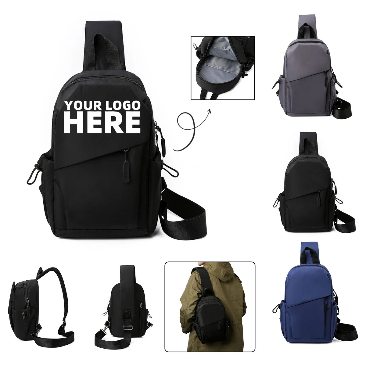Crossbody Chest Shoulder Bag 1