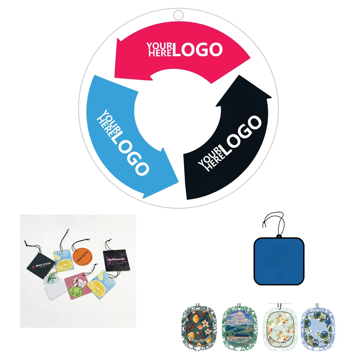 Custom Size Shape Paper Air Freshener 1