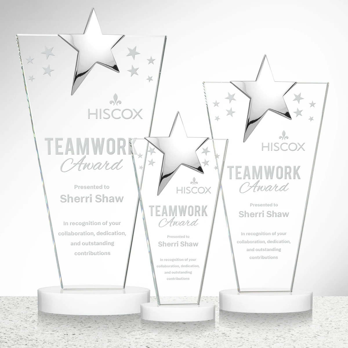 Mantella Chrome Star Award - White 1