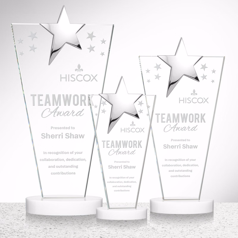 Mantella Chrome Star Award - White