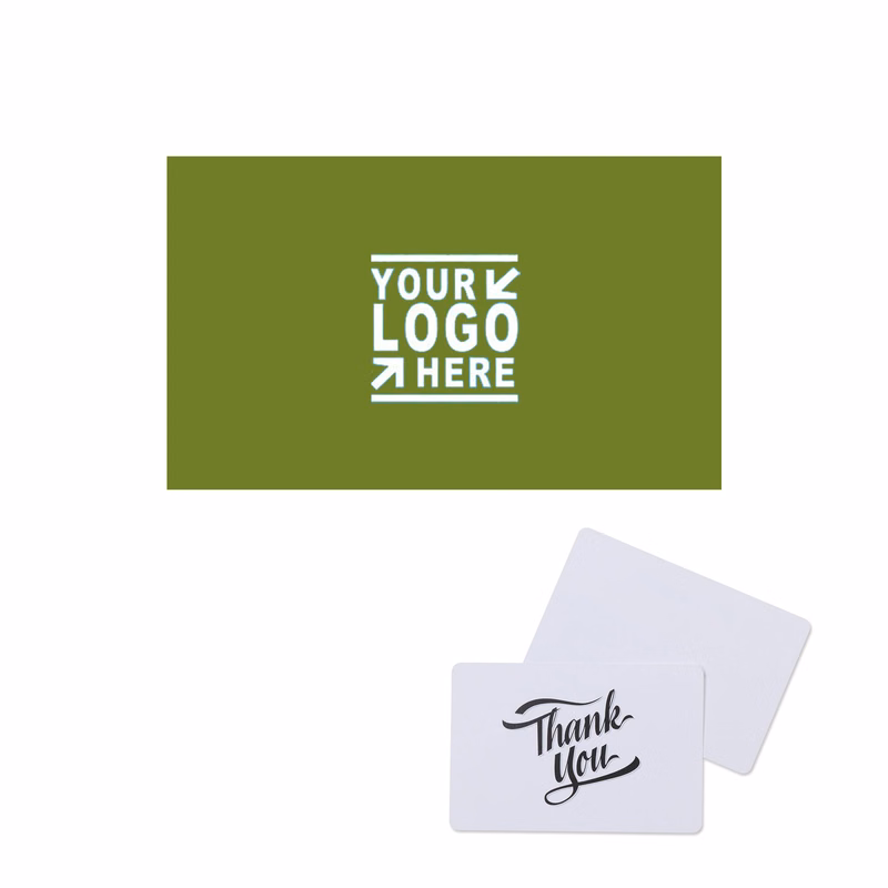 MOQ500 Customized UV Print 3.5" X 2" Business Cards