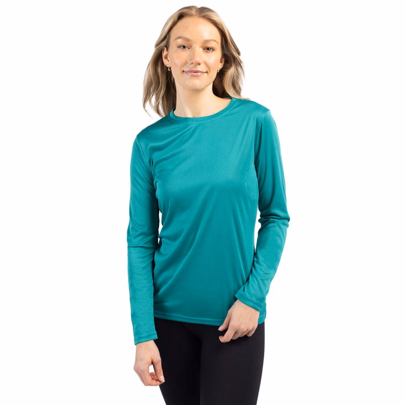 Clique Spin Solution-dyed Performance Jersey Womens Long Sleeve Tee
