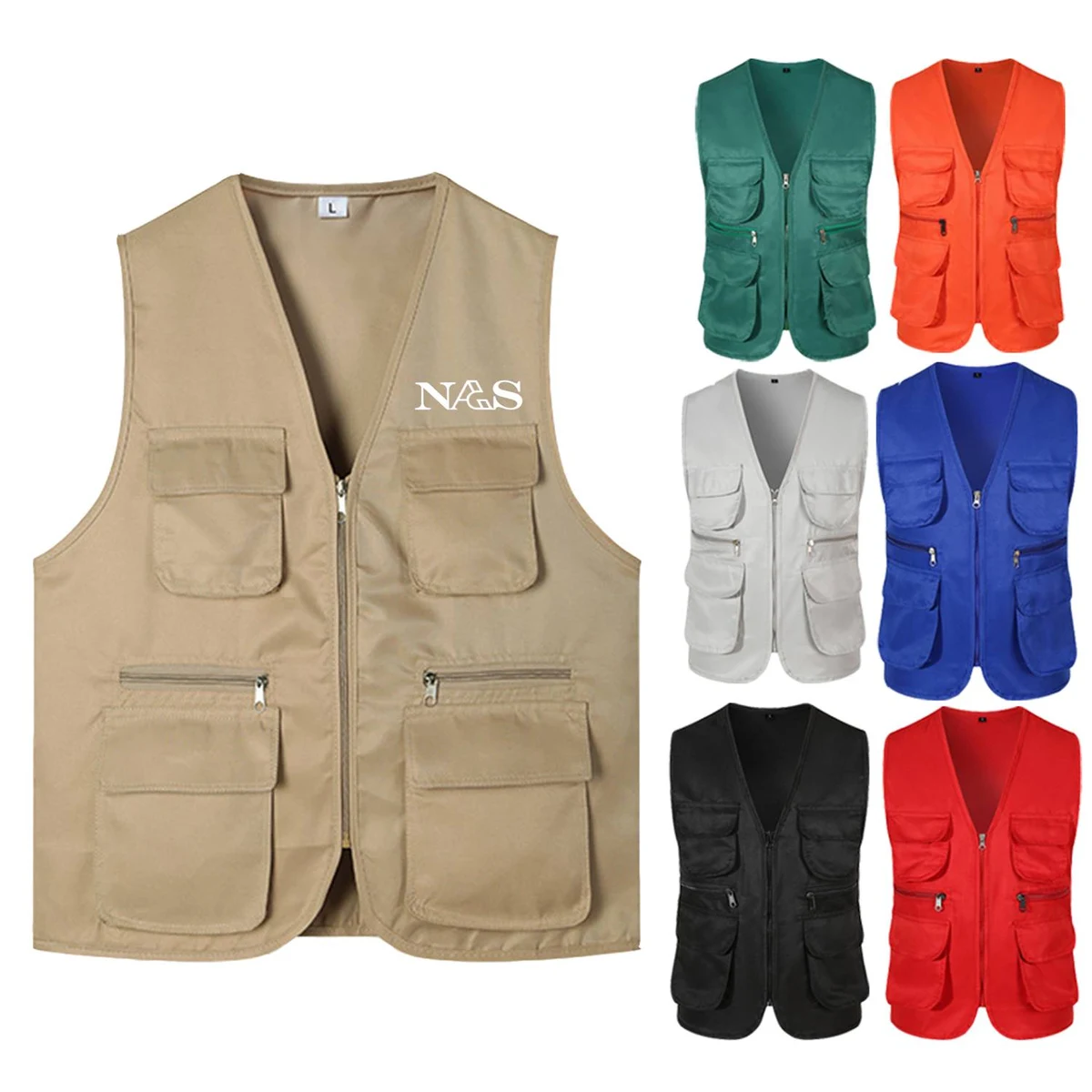 Multi Pocket Outdoor safari Vest 1