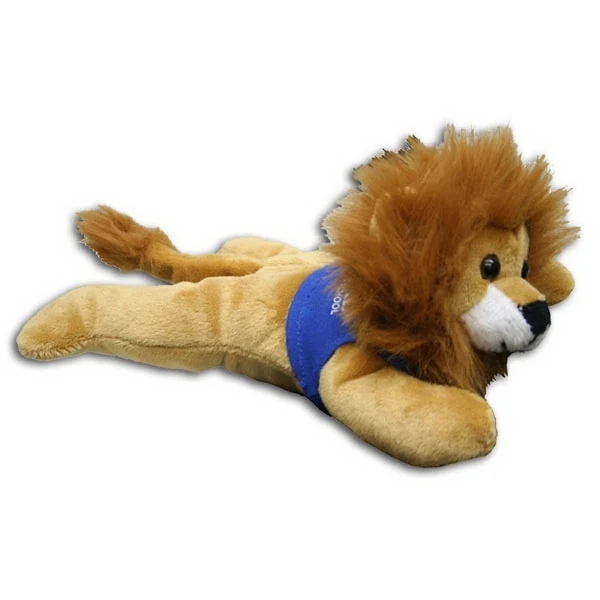 8" Laying Down Beanie Lion 1