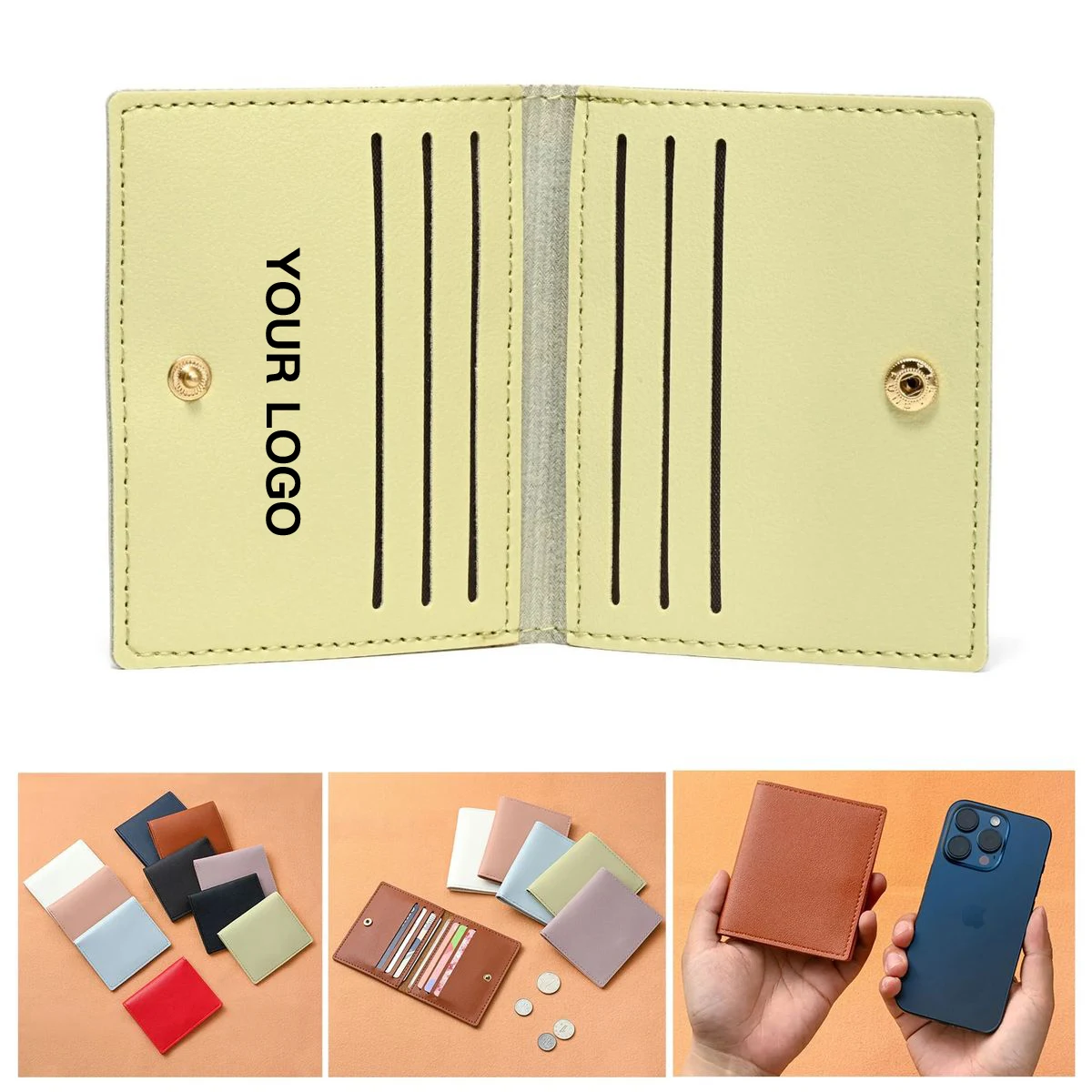 Compact PU Leather Card Wallet for Everyday Carry 1
