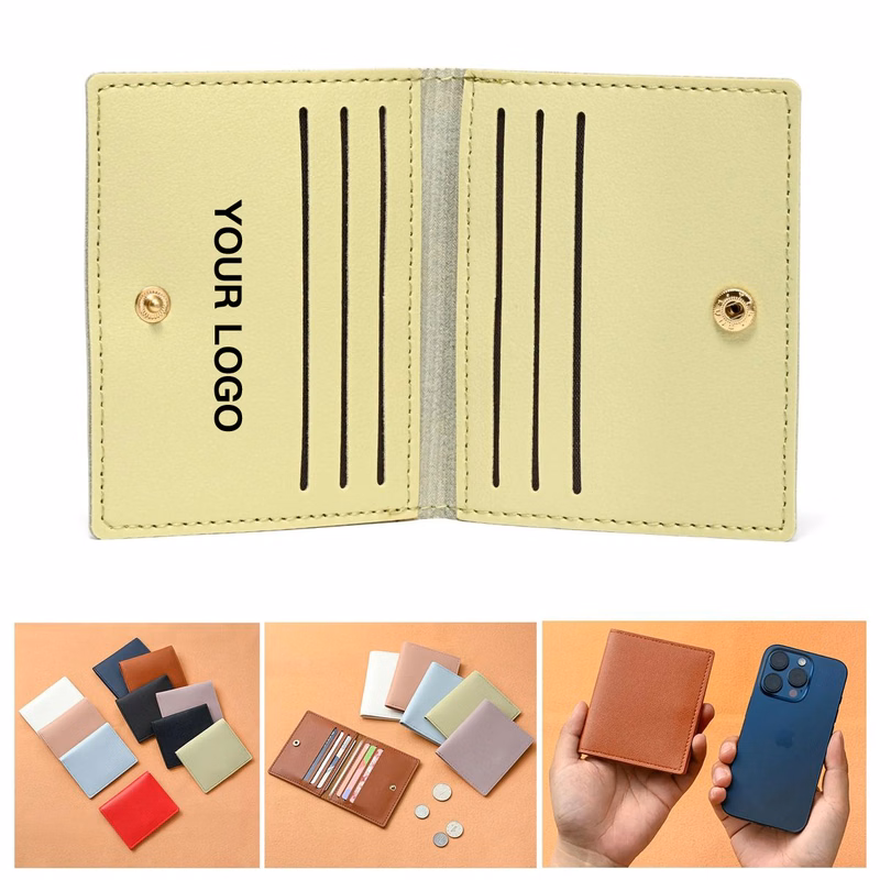 Compact PU Leather Card Wallet for Everyday Carry