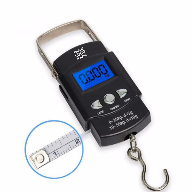 Fishing Postal Hanging Hook Scale with Measuring Tape