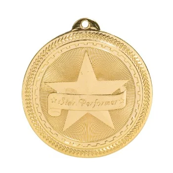 Star Performer Britelazer Medal, 2" 1