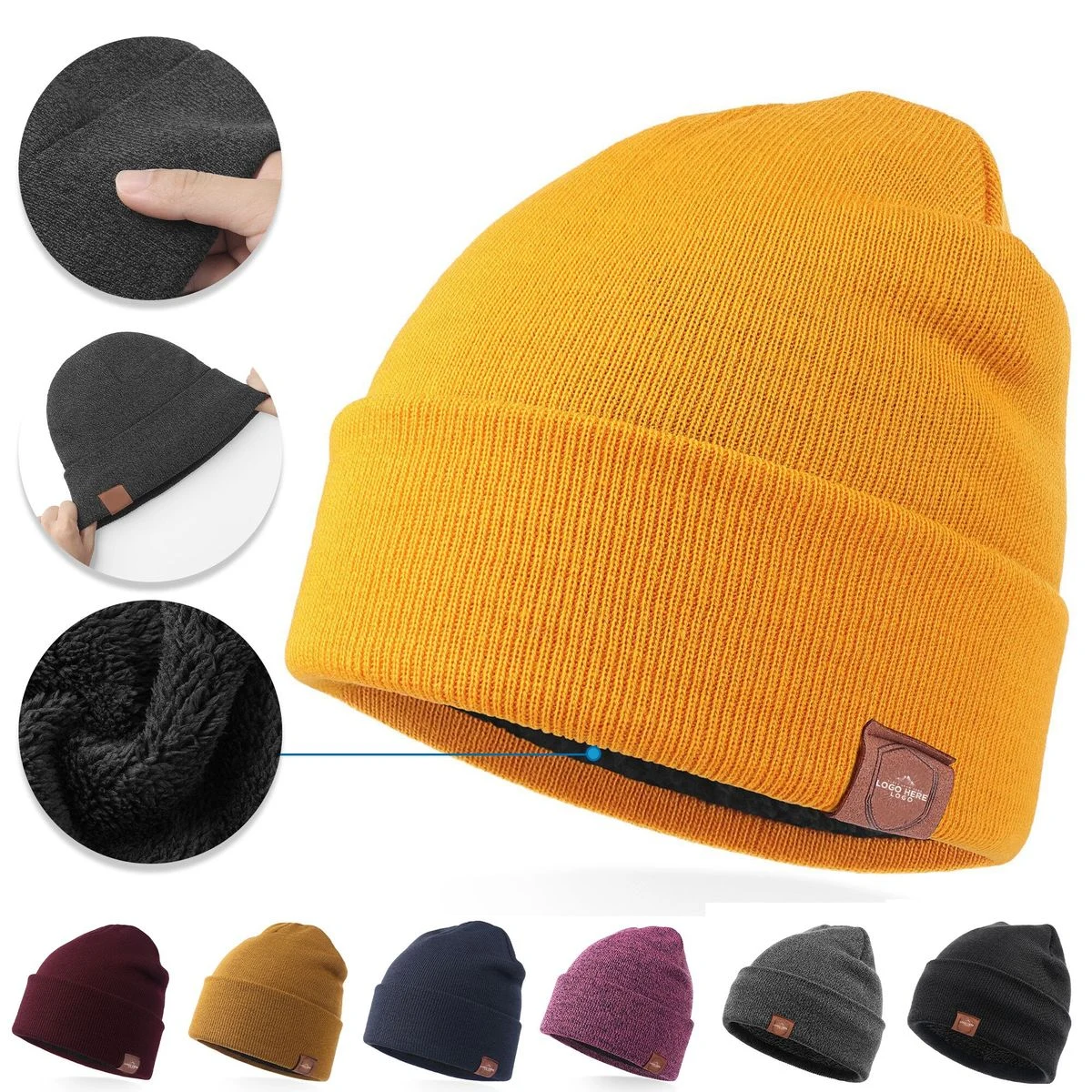 Winter Soft Beanies Hats 1