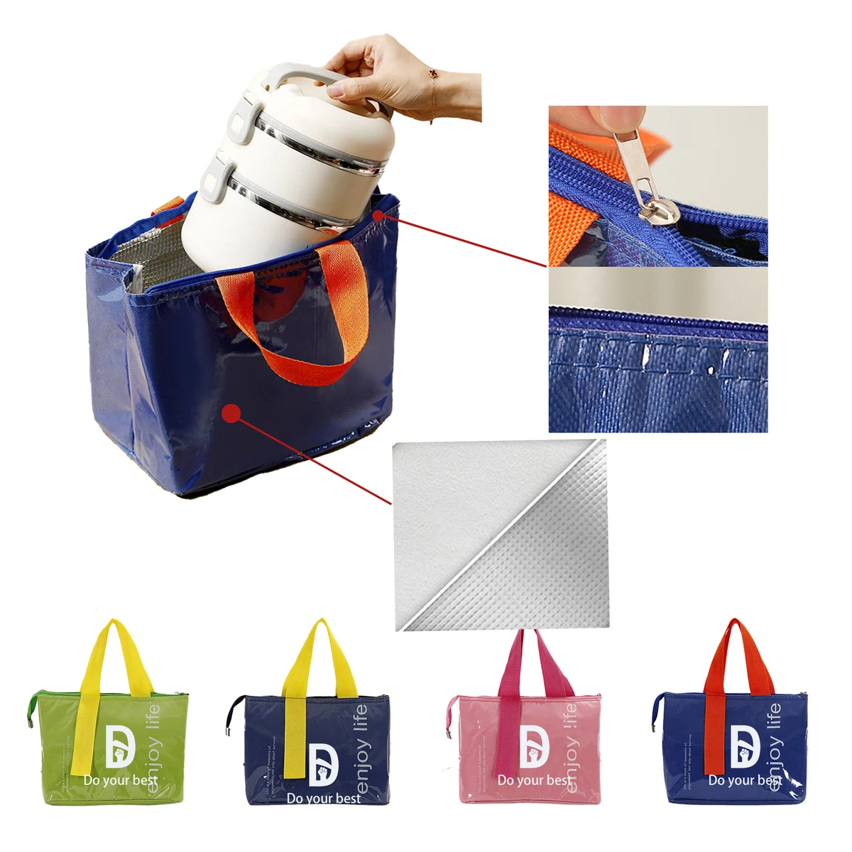 Waterproof and Oil-proof Lunch Bag MOQ 30 1