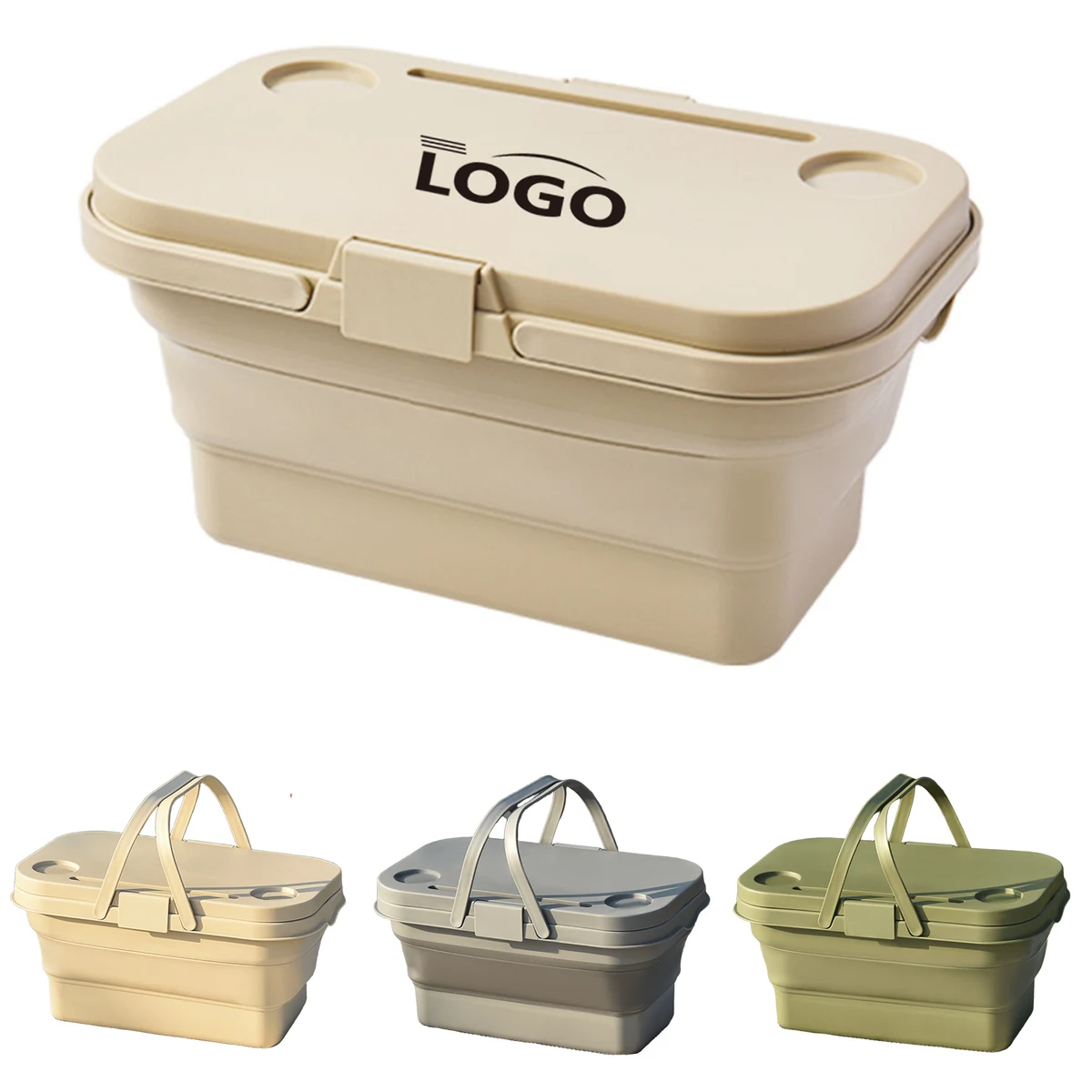 Multifunctional Folding Picnic Basket Bucket 1
