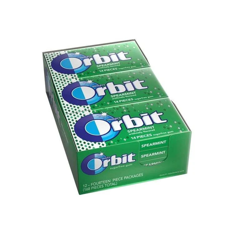 Orbit Spearmint Sugarfree Gum 1