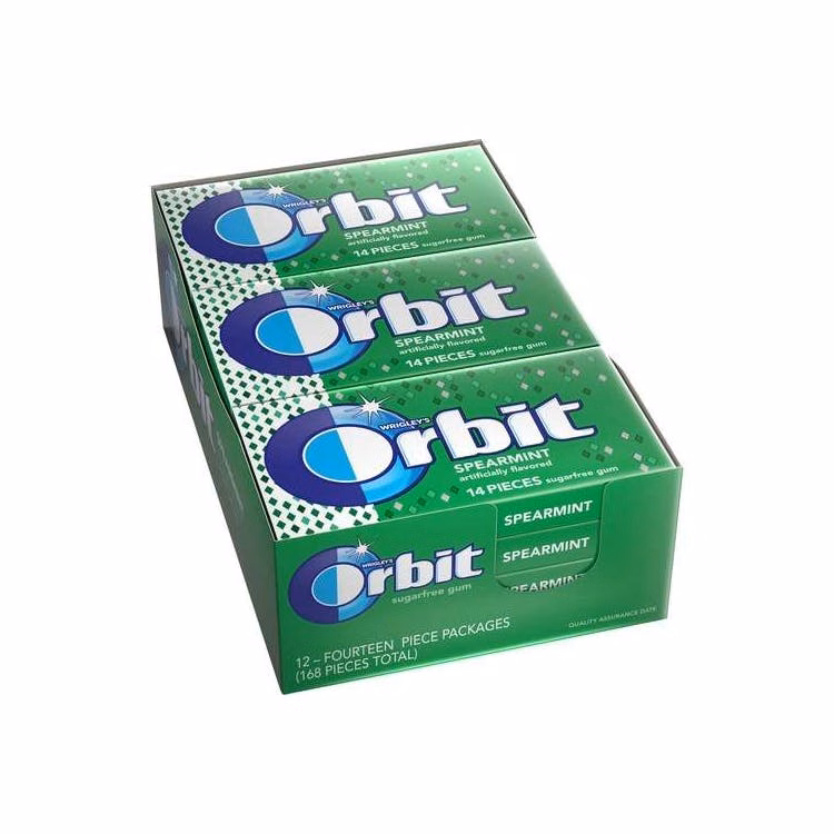 Orbit Spearmint Sugarfree Gum