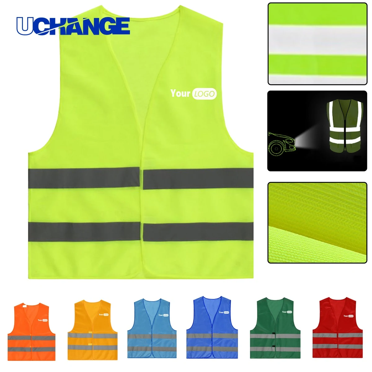 High Visibility Safety Vest Workwear 1