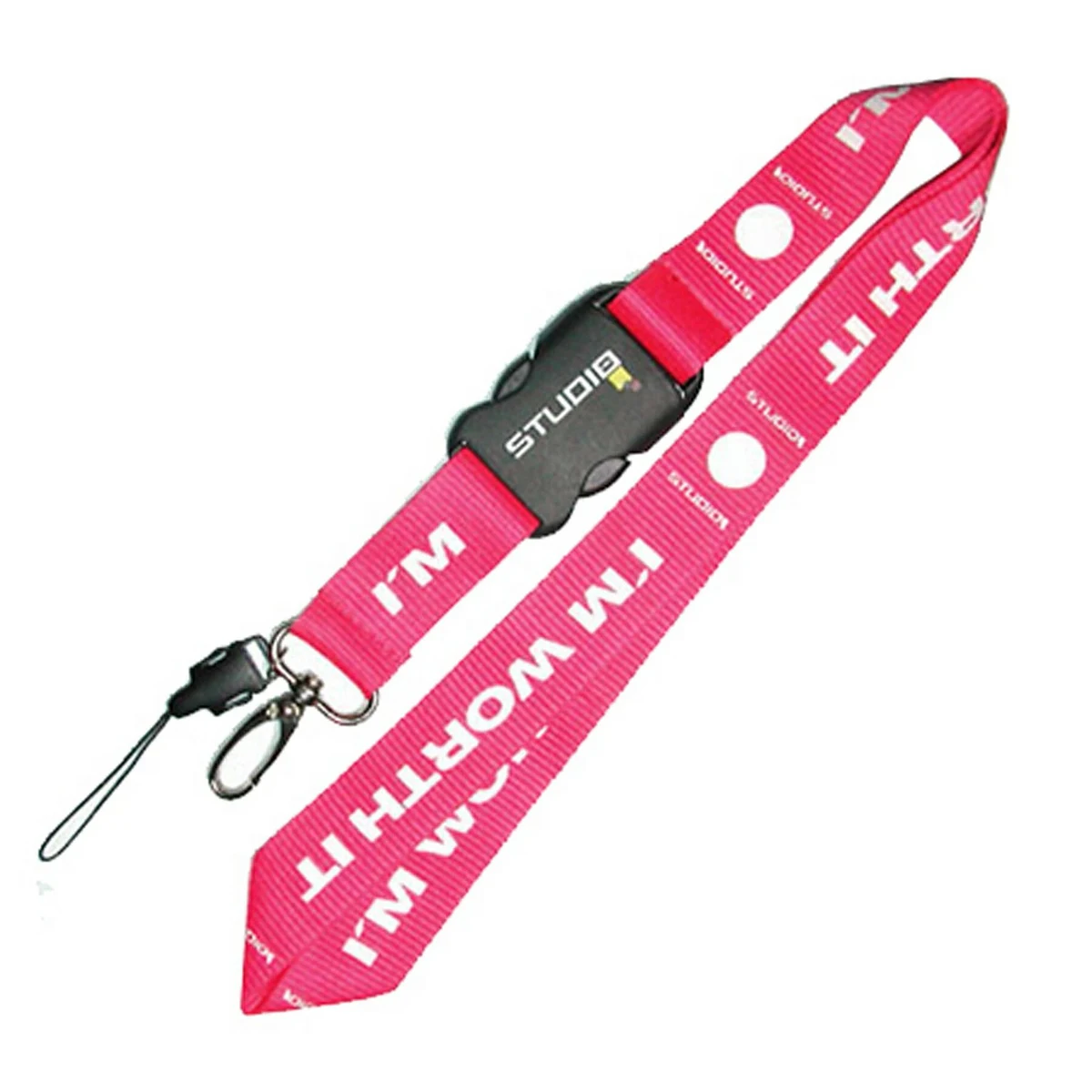 Eco PET Lanyard with silkscreen print - 1 inch 1