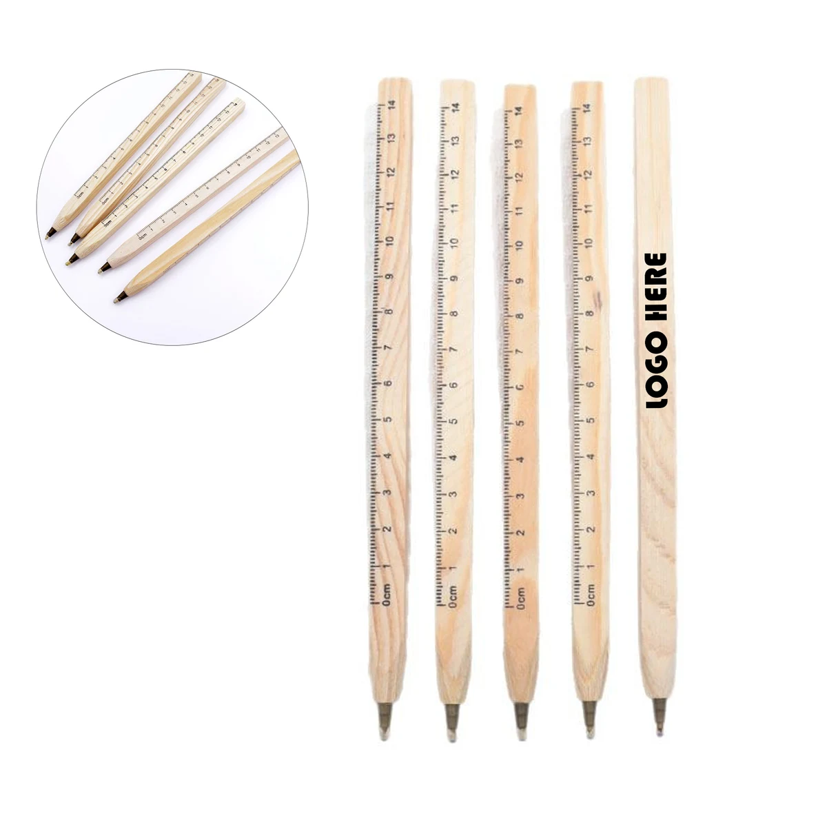 Natural Wood Ballpoint Pen 1