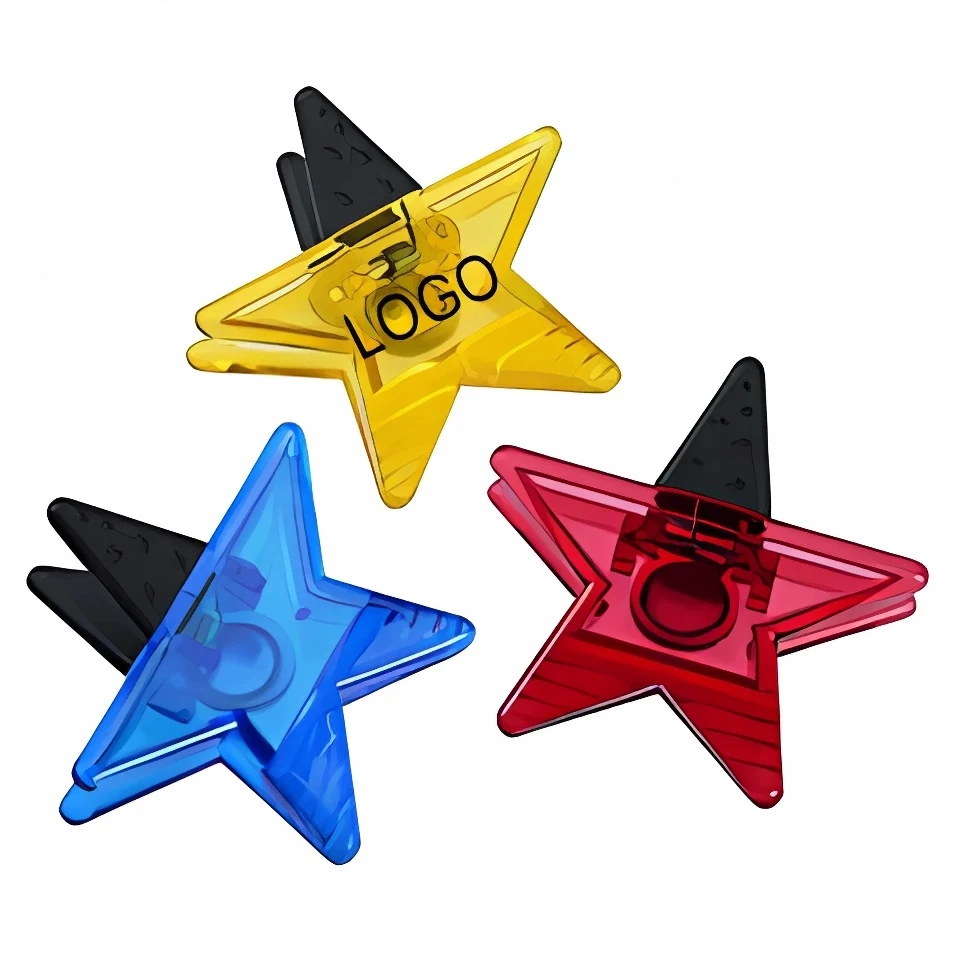 Large Star Magnetic Memo Clip 1