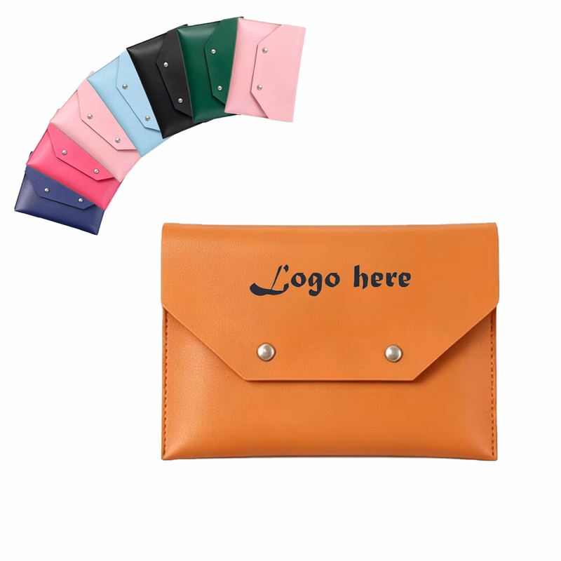 Slim Snap Fastening Pouch For Reward Card Arrangement