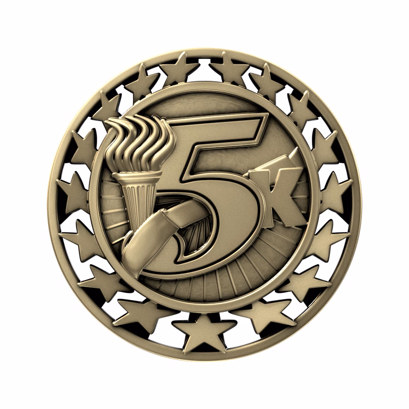 5K Star Medallion (2-1/2")