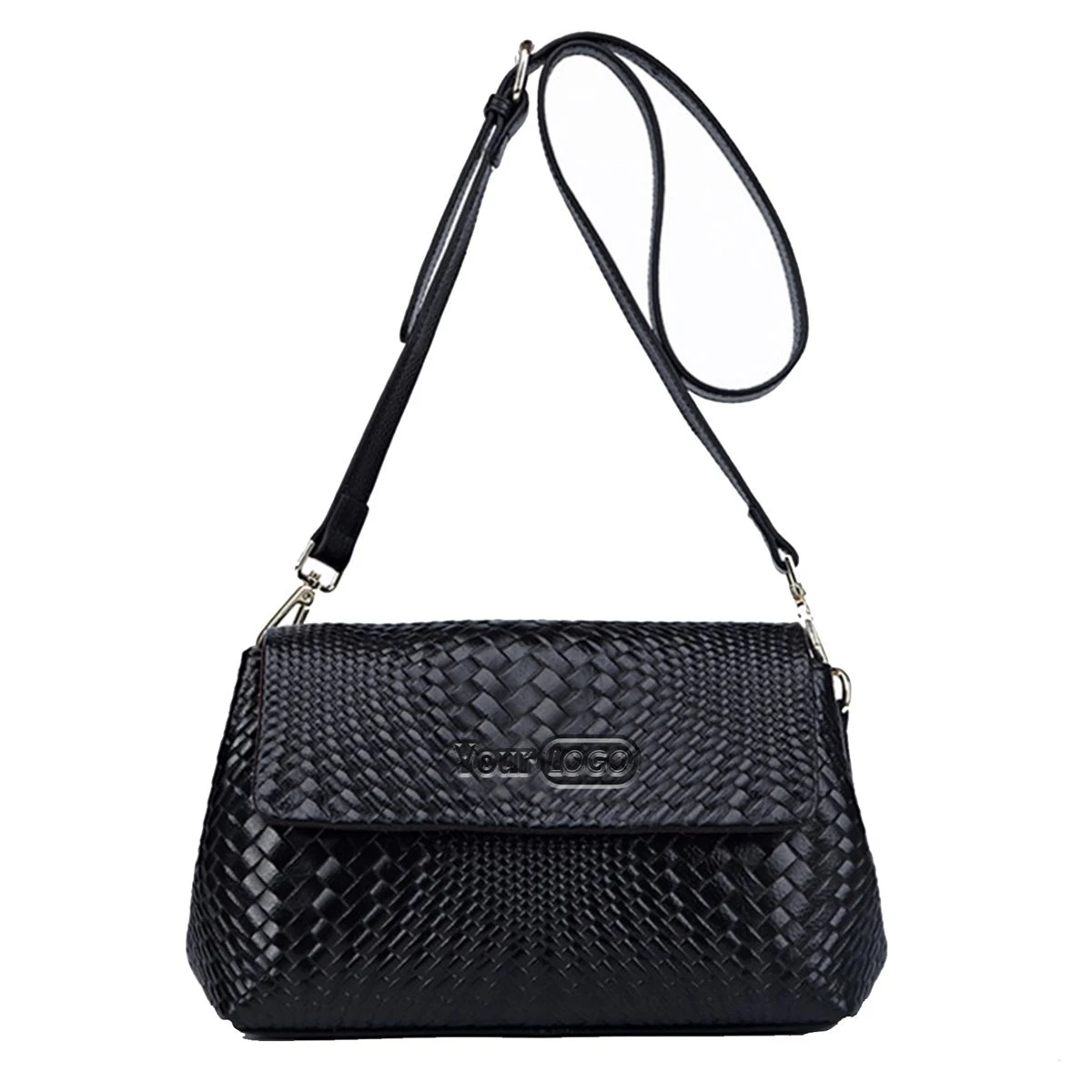 Black Genuine leather Cross-body bag for women 1