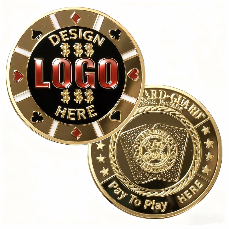 Personalized Poker Commemorative Coins