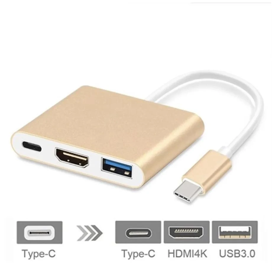 3 In 1 Laptop Docking Station Type-C Adapter 1
