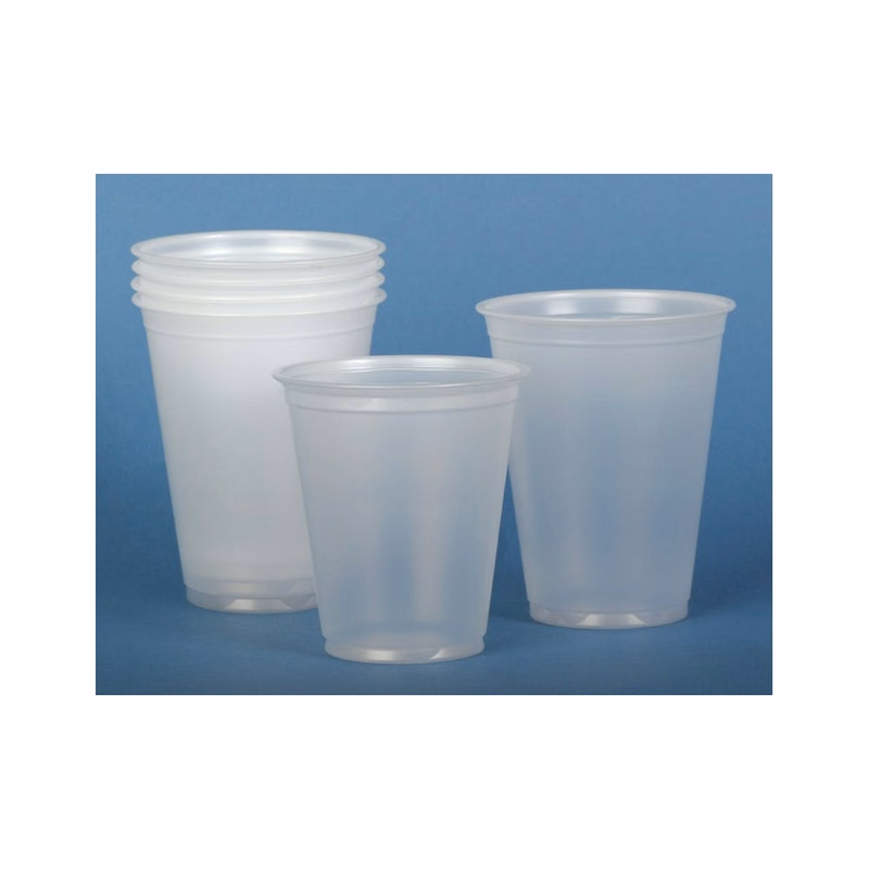 Plastic Drinking Cups - 9 oz Translucent 100 Pack