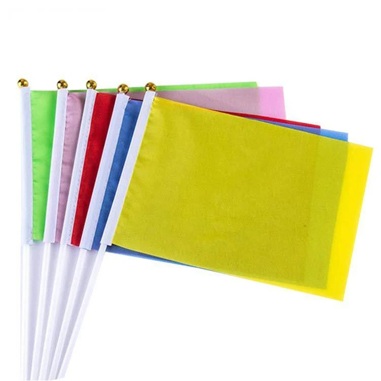 Mini Portable Waving Banner Flags With Stick 1