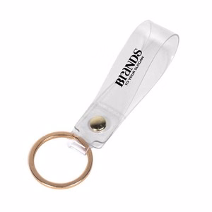 PVC Keychain Ring With Band