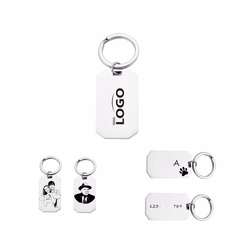 Metal Sliver Keychain