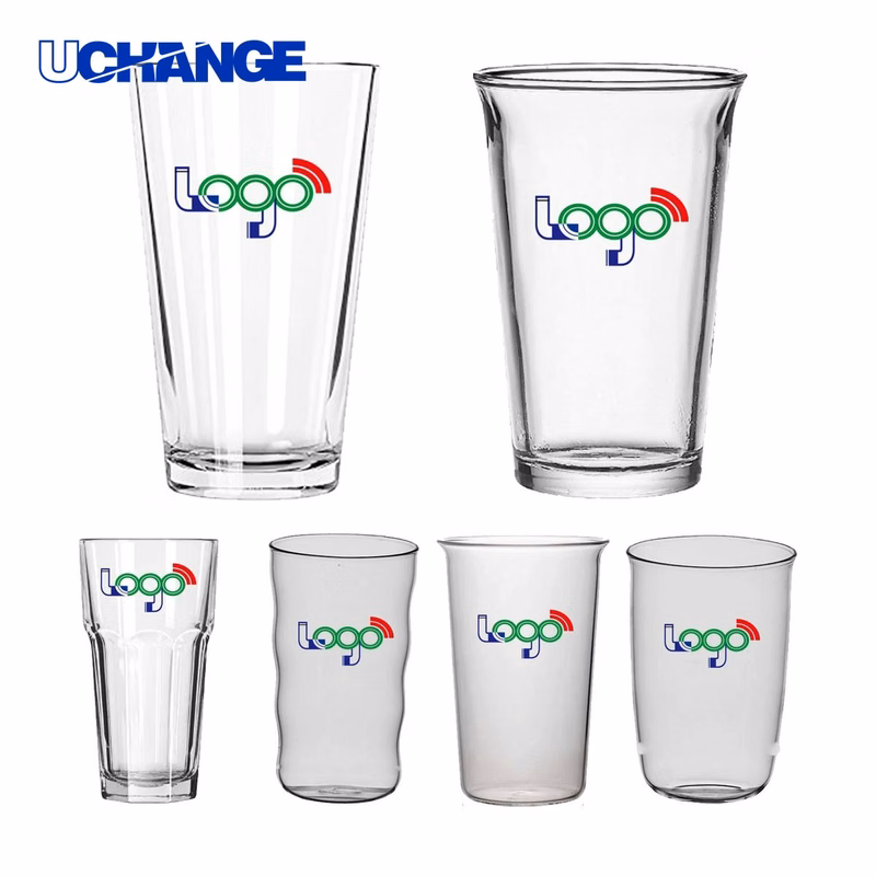 16oz Machine-Washable Glass Drinking Cup