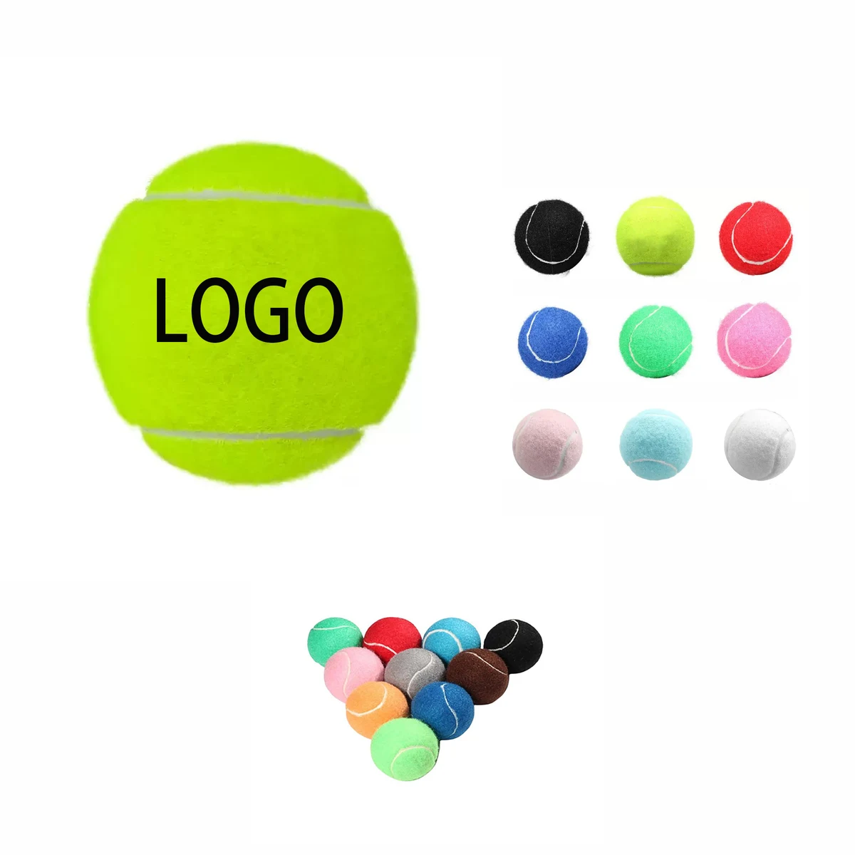 Customizable Lightweight Rubber Cricket Tennis Ball MOQ10pcs 1