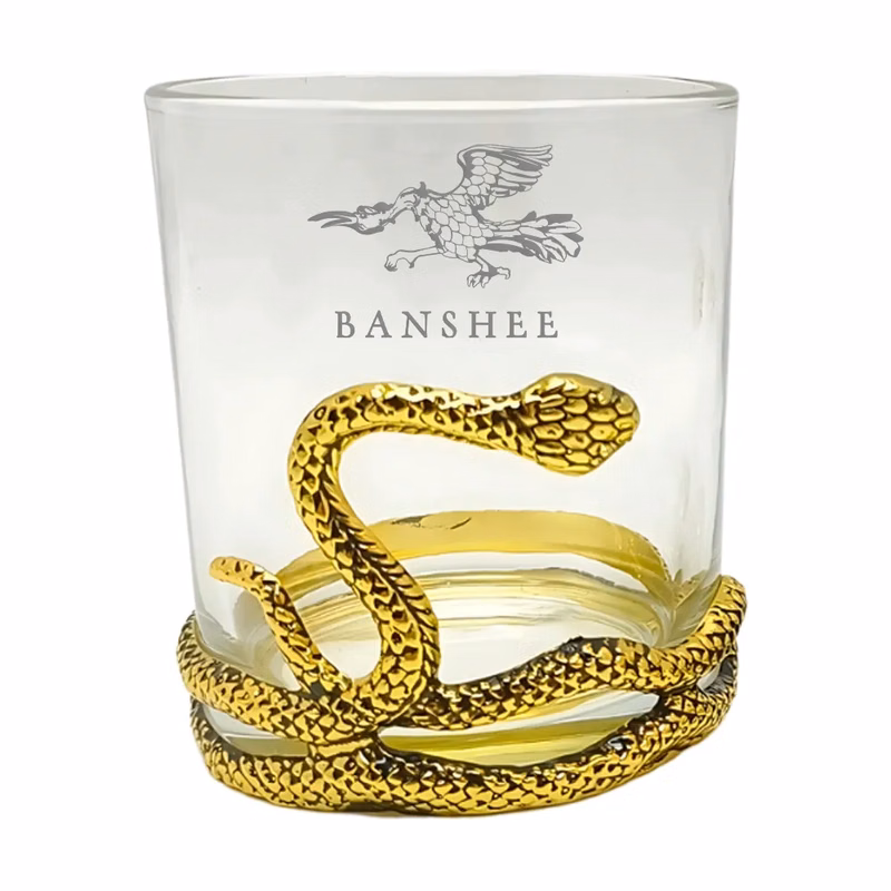 Snake Rocks Glass