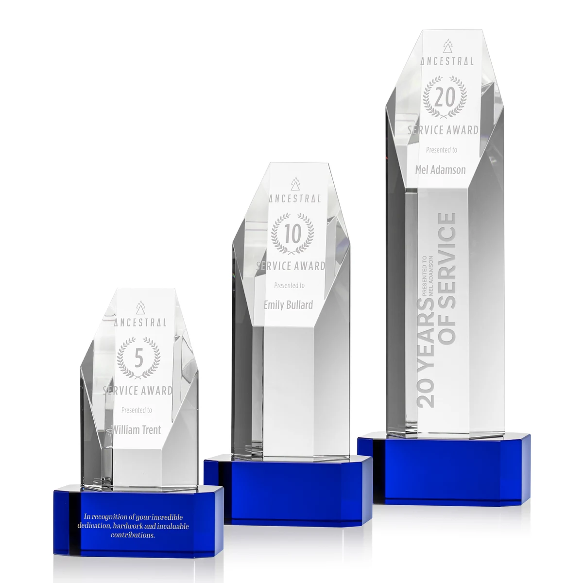 Ashford Award on Blue Base 1