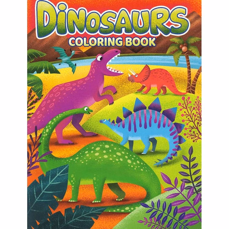 Dinosaurs Coloring Books - Assorted 64pgs
