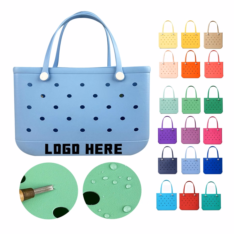EVA Beach Tote Bag with Hole