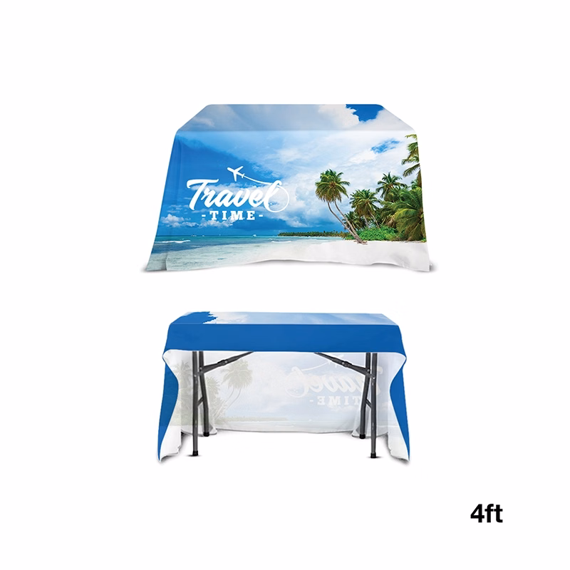 DisplaySplash 4' Open Back Table Throw