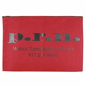 10 Oz. Colored Canvas Deluxe Zippered Portfolio